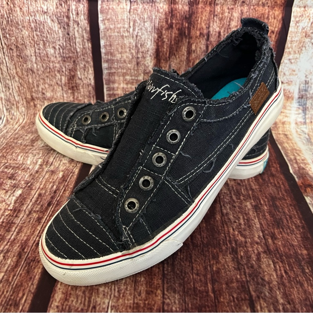 Blowfish | Women's Navy Blue Casual Sneakers - Picture 3 of 7